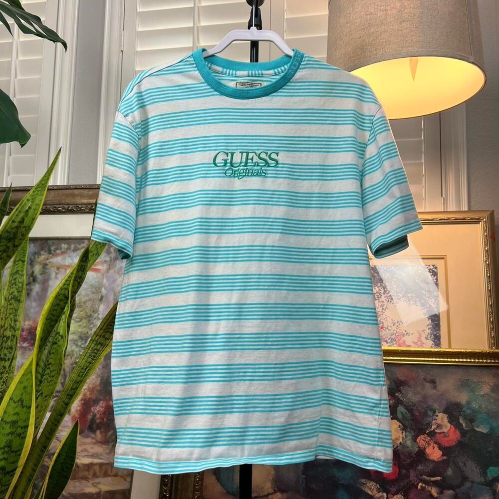 Guess originals blue and white
